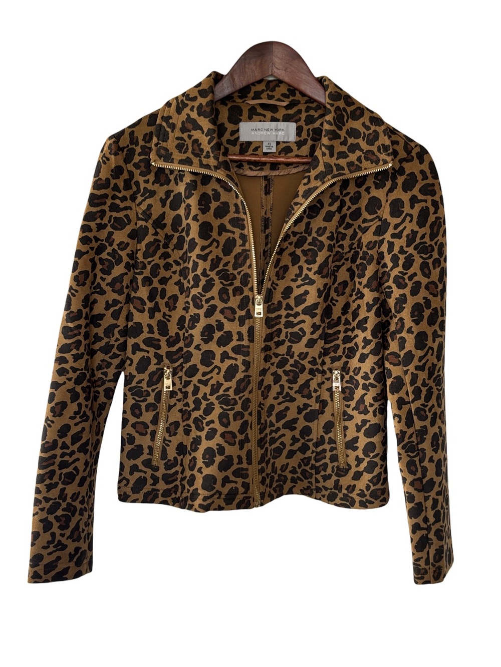 Marc New York Leopard Print Jacket